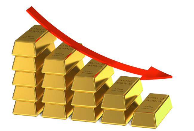 عالمی منڈی میں سونے کی قیمتوں میں کمی