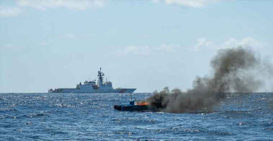 مشرقی بحرالکاہل میں مبینہ منشیات بردار کشتی پر امریکی حملہ، تین افراد ہلاک
